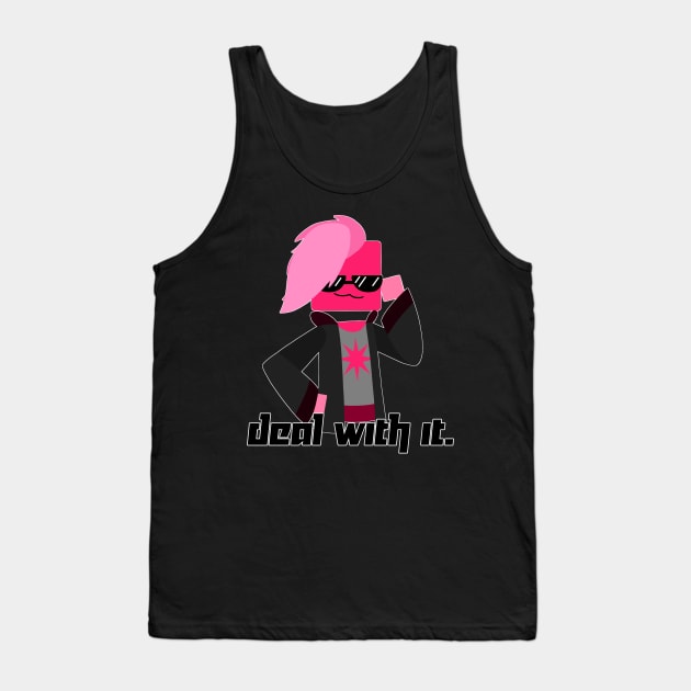 Cubonic says "Deal with it" Tank Top by Ashton Waltz